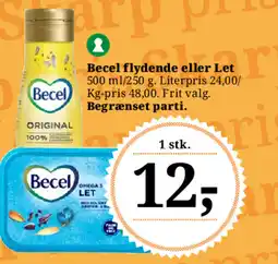 Dagli'Brugsen Becel flydende eller Let tilbud