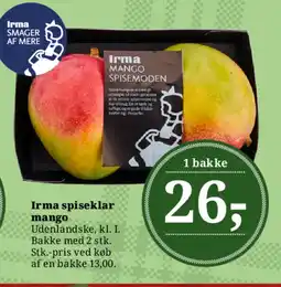 Dagli'Brugsen Irma spiseklar mango tilbud