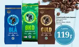 Dagli'Brugsen Cirkel Kaffe hele bønner tilbud