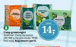 Dagli'Brugsen Coop grøntsager tilbud