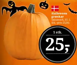 Dagli'Brugsen Halloween græskar tilbud