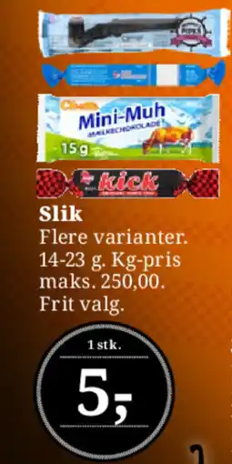 Dagli'Brugsen Slik tilbud