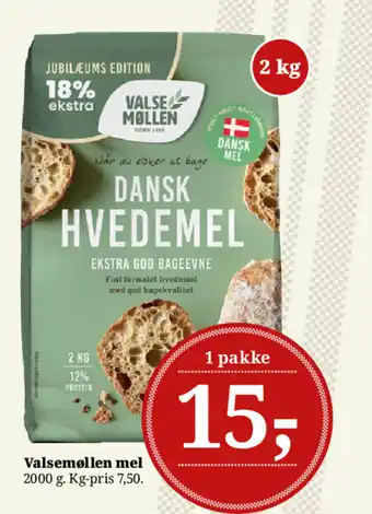 Dagli'Brugsen Valsemøllen mel tilbud