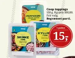 Dagli'Brugsen Coop toppings tilbud