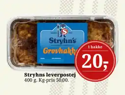 Dagli'Brugsen Stryhns leverpostej tilbud