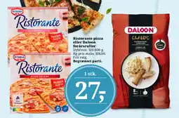 Dagli'Brugsen Dr. Oetker Ristorante pizza eller Daloon forårsruller tilbud