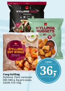 Dagli'Brugsen Coop kylling tilbud