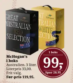 Dagli'Brugsen McHogan's i boks tilbud