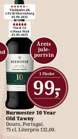 Dagli'Brugsen Burmester 10 Year Old Tawny tilbud