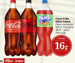 Dagli'Brugsen Coca-Cola eller Fanta tilbud