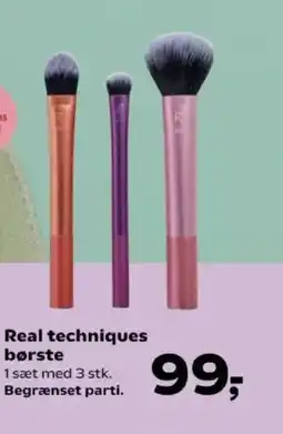 Kvickly Real techniques børste tilbud