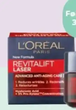Kvickly Revitalift laser day cream tilbud