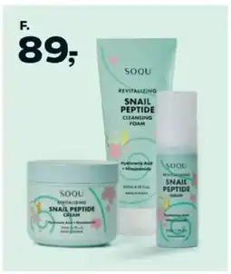 Kvickly SOQU snail peptide ansigtspleje tilbud