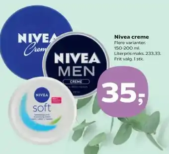 Kvickly NIVEA creme tilbud