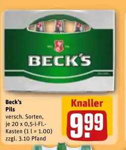 REWE DE BECK'S Pils tilbud