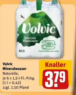 REWE DE Volvic Mineralwasser tilbud