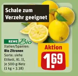 REWE DE Bio Zitronen tilbud