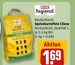 REWE DE Speisekartoffeln Cilena tilbud