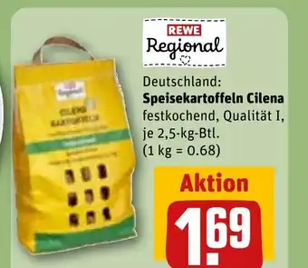 REWE DE Speisekartoffeln Cilena tilbud