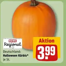 REWE DE Halloween Kürbis tilbud