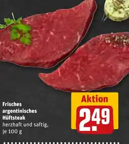 REWE DE Frisches argentinisches Hüftsteak tilbud