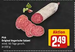 REWE DE Pick Original Ungarische Salami tilbud