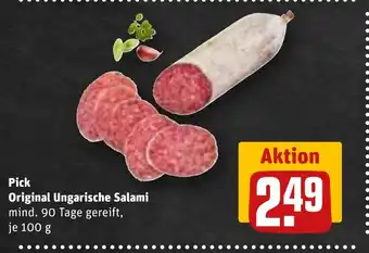 REWE DE Pick Original Ungarische Salami tilbud