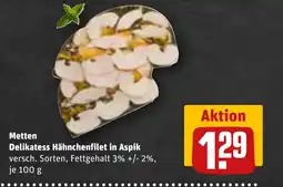 REWE DE Metten Delikatess Hähnchenfilet in Aspik tilbud