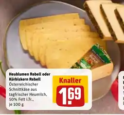 REWE DE Heublumen Rebell oder Kürbiskern Rebell tilbud
