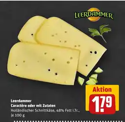 REWE DE Leerdammer Caractère oder mit Zutaten tilbud