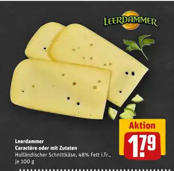 REWE DE Leerdammer Caractère oder mit Zutaten tilbud