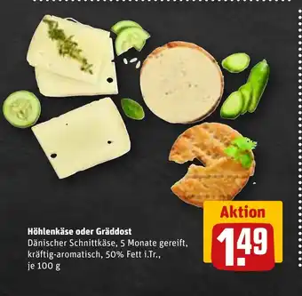 REWE DE Höhlenkäse oder Gräddost tilbud