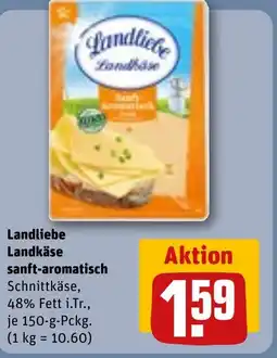 REWE DE Landliebe Landkäse sanft-aromatisch tilbud