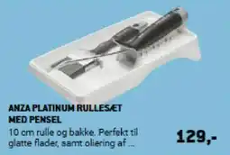 XL-BYG Anza platinum rullesæt med pensel tilbud