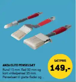 XL-BYG Anza elite pensels.et tilbud