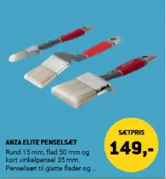 XL-BYG Anza elite pensels.et tilbud