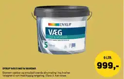 XL-BYG DYRUP Væg 5 mat & vaskbar tilbud