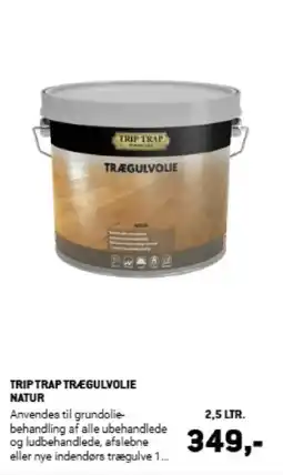XL-BYG TRIP TRAP Trægulvolie natur tilbud