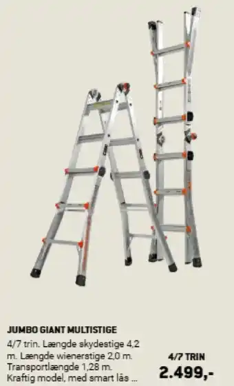 XL-BYG Jumbo giant multistige tilbud