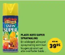 XL-BYG Plasti-kote super spraymaling tilbud