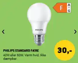 XL-BYG PHILIPS Standard pære tilbud