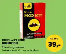 XL-BYG TRINOL Alfa korn musemiddel tilbud