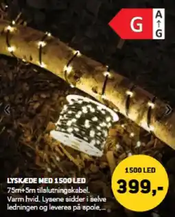 XL-BYG Lyskæde med 1500 led tilbud