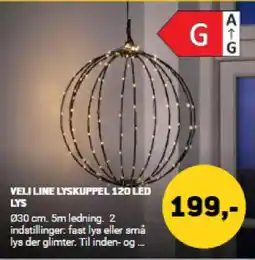 XL-BYG Veli line lyskuppel 120 led tilbud