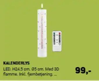 XL-BYG Kalenderlys tilbud