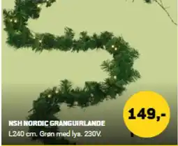 XL-BYG Nsh nordic granguirlande tilbud