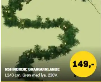 XL-BYG Nsh nordic granguirlande tilbud