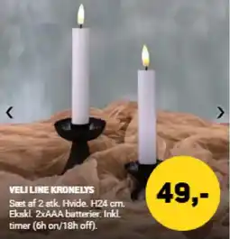 XL-BYG Veli line kronelys tilbud