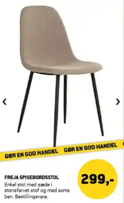XL-BYG Freja spisebordsstol tilbud