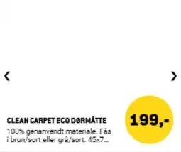 XL-BYG Clean carpet eco dørmåtte tilbud